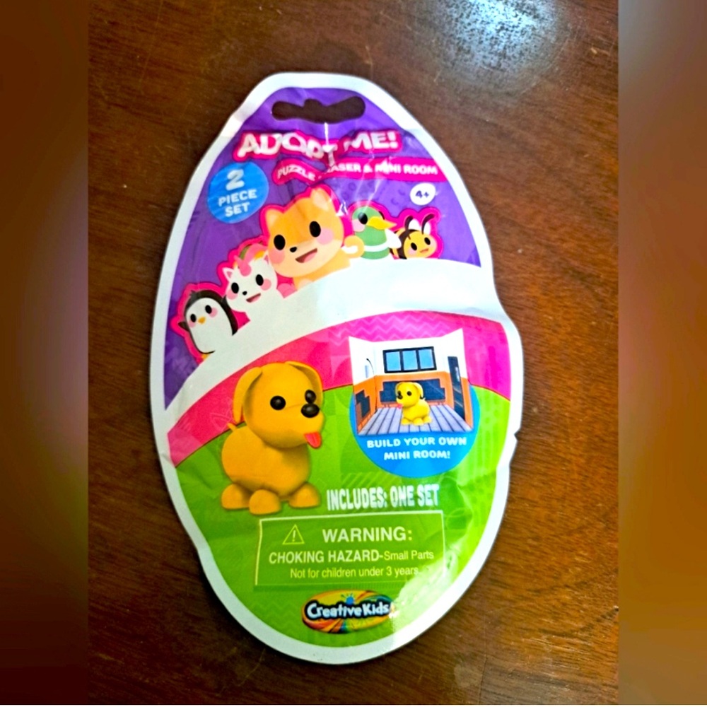 Creative Kids Adopt Me Puzzle Eraser & Mini Room Dog